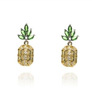 Pineapple Earrings Studs